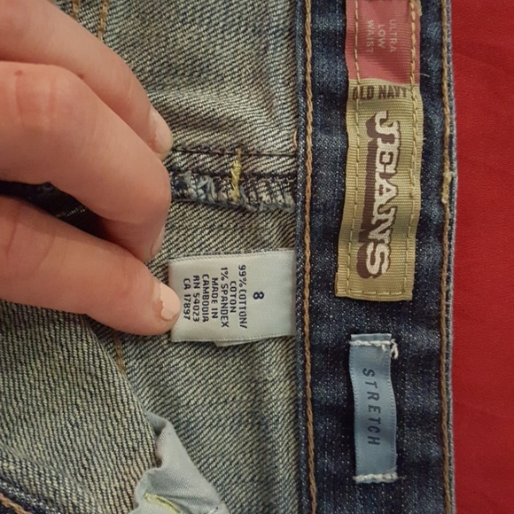 Old Navy Beaded Jean Skirt - Picture 4 of 5